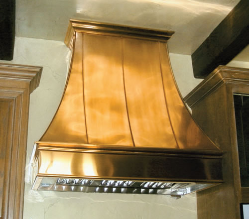 Gold on sale vent hood